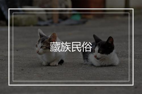 藏族民俗