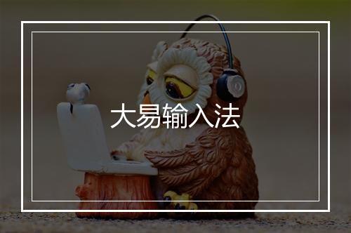 大易输入法