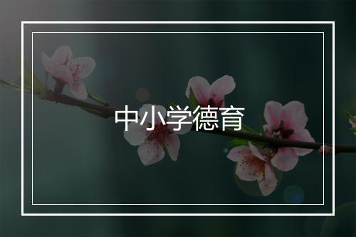 中小学德育