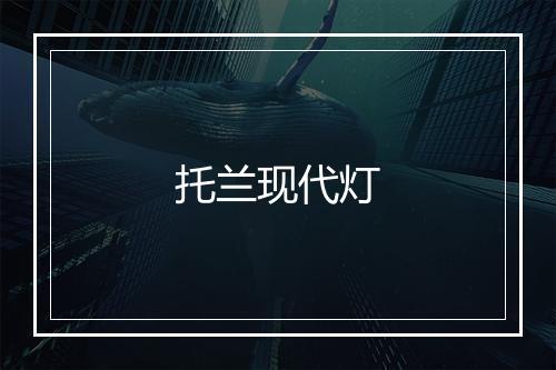 托兰现代灯