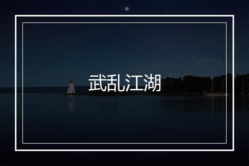 武乱江湖