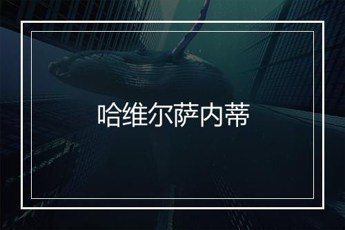 哈维尔萨内蒂