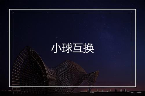 小球互换