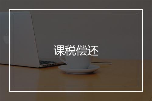 课税偿还