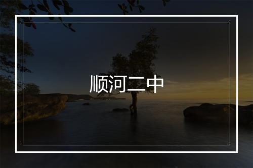 顺河二中