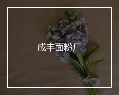 成丰面粉厂