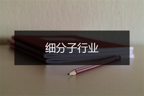 细分子行业