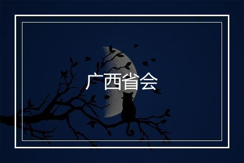 广西省会