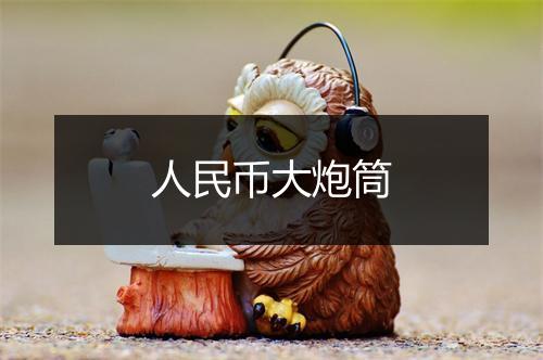 人民币大炮筒