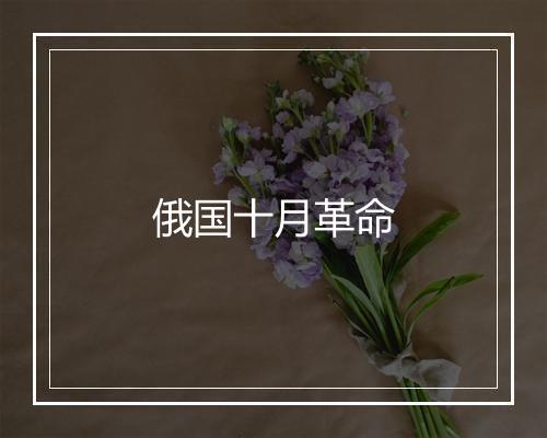 俄国十月革命