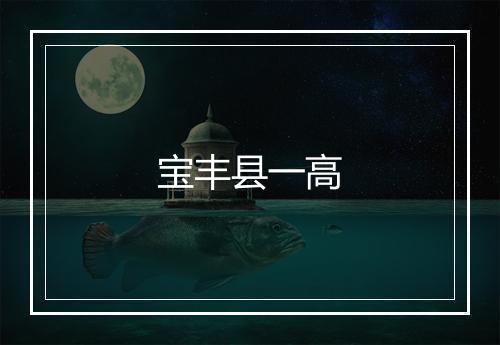 宝丰县一高