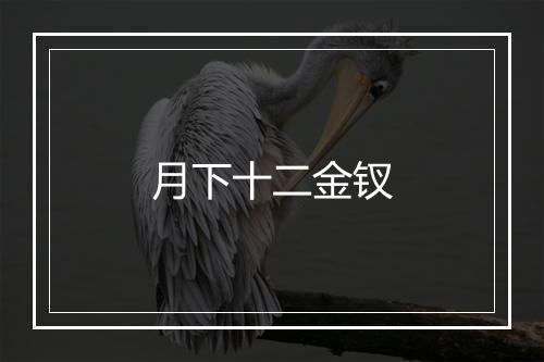 月下十二金钗