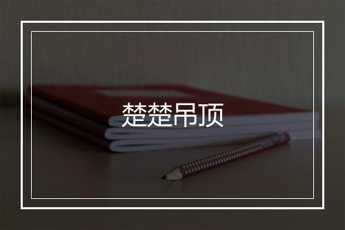 楚楚吊顶