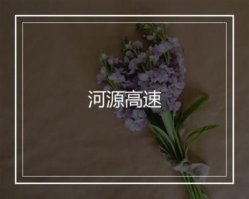 河源高速