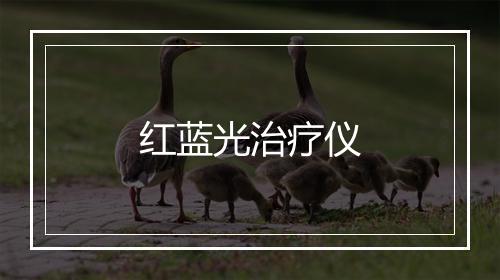 红蓝光治疗仪