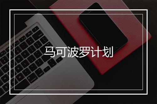 马可波罗计划