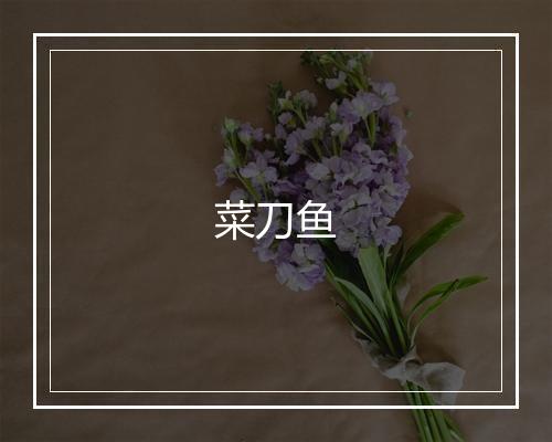 菜刀鱼