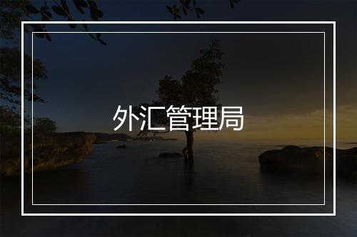 外汇管理局