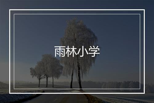 雨林小学