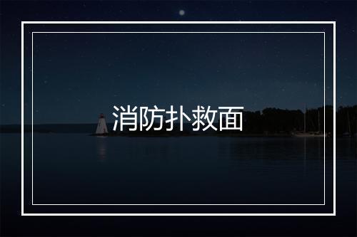 消防扑救面