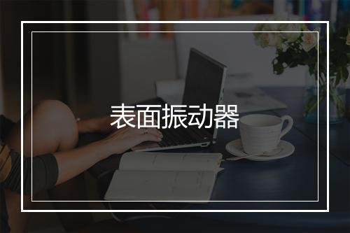 表面振动器