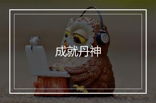 成就丹神