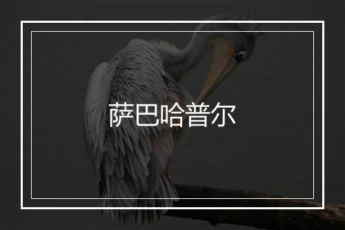 萨巴哈普尔