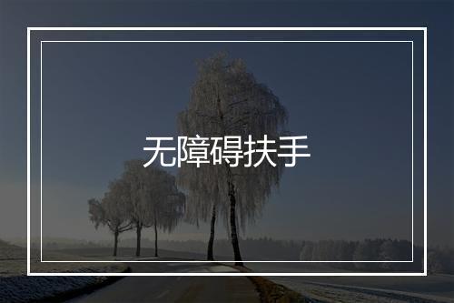 无障碍扶手