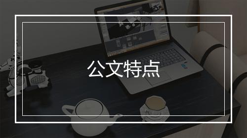 公文特点