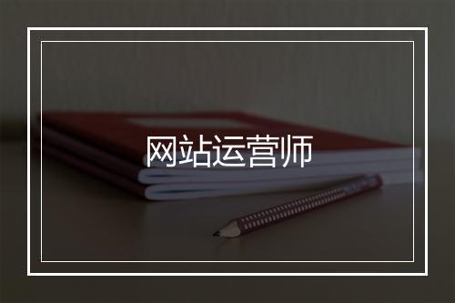 网站运营师