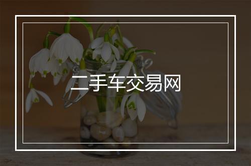 二手车交易网