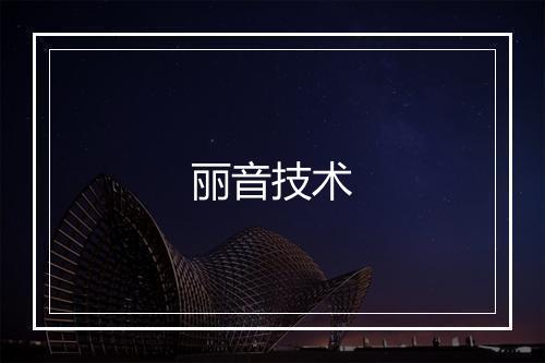 丽音技术