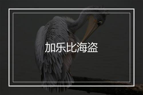 加乐比海盗