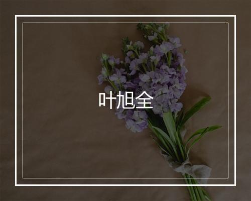 叶旭全