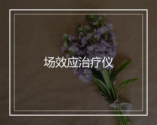 场效应治疗仪