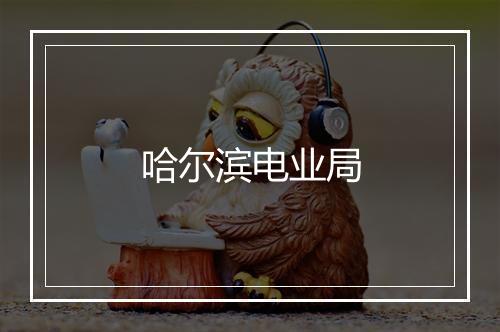 哈尔滨电业局