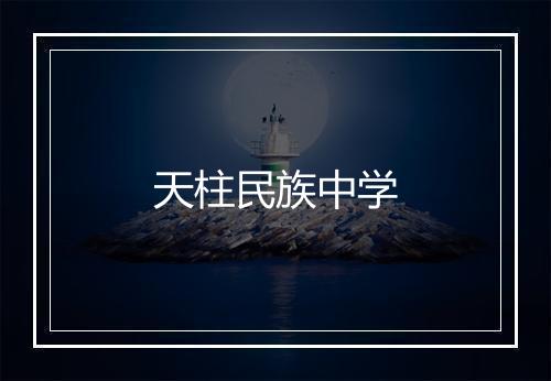 天柱民族中学