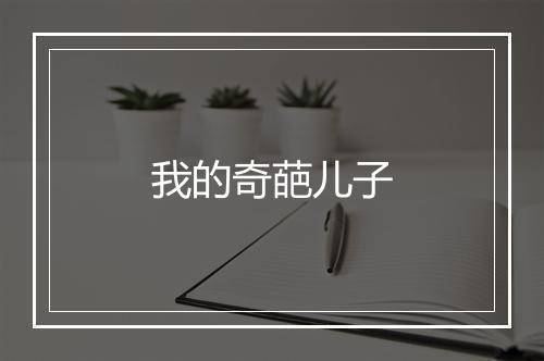 我的奇葩儿子