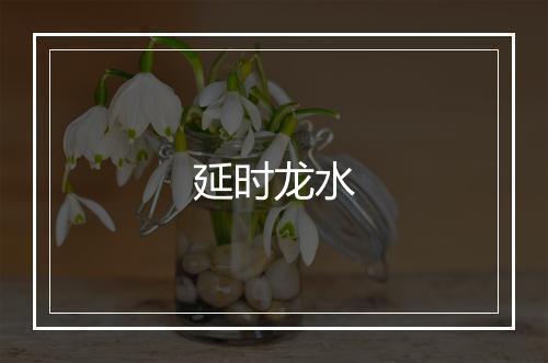 延时龙水