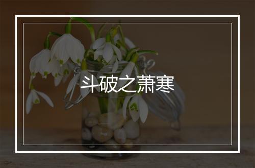 斗破之萧寒