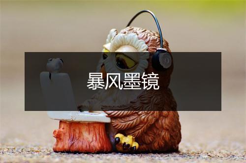 暴风墨镜