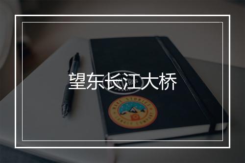 望东长江大桥