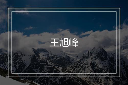 王旭峰