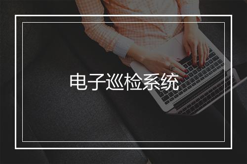 电子巡检系统