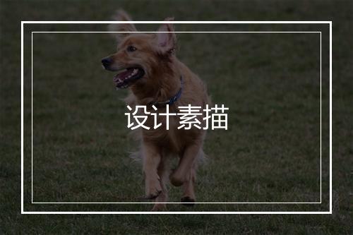 设计素描