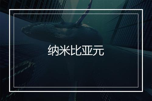 纳米比亚元