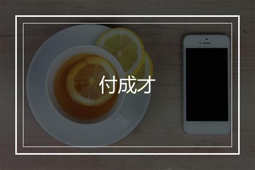 付成才