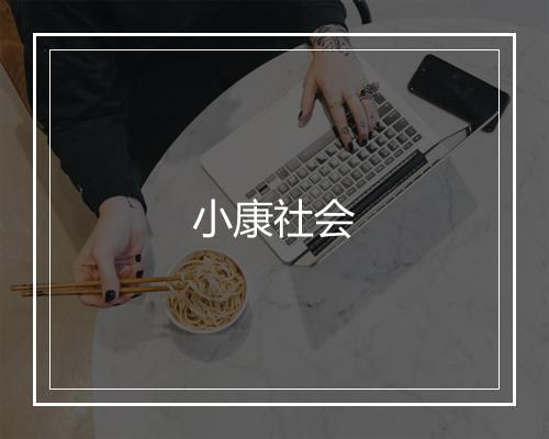 小康社会