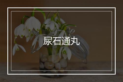 尿石通丸