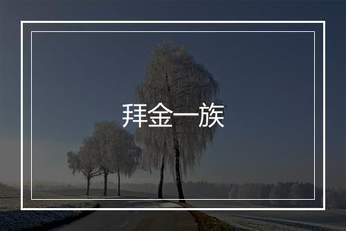 拜金一族